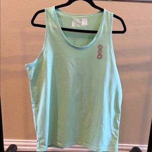 Mint Tank Top with Graphic